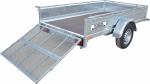 Remorque  Rampe double pliante de 110cm, capacité 400kg